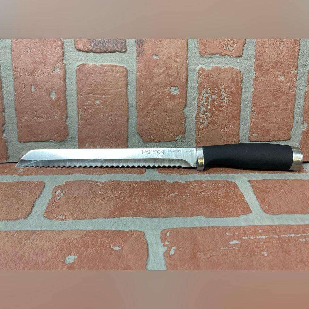 Hampton Forge Bread Knife 8” Blade Kitchen Mirage Superior Steel No Stain EUC